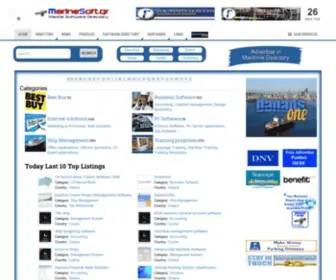 Marinesoft.gr(Maritime Software Directory) Screenshot