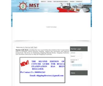 Marinesofttech.com(Marine Soft Tech) Screenshot