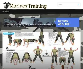 Marinestraining.com(Marines Training) Screenshot