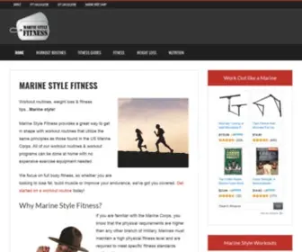 Marinestylefitness.com(Workout routines) Screenshot