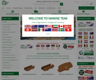 Marineteak.co.uk(Marine Teak) Screenshot