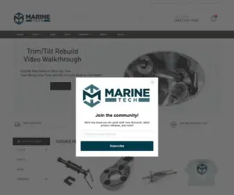 Marinetech.com(Marine Tech Tools) Screenshot