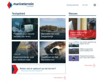 Marineterrein.nl(Marineterrein Amsterdam) Screenshot