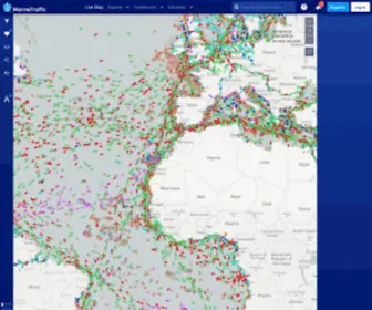 Marinetraffic.com(Global Ship Tracking Intelligence) Screenshot