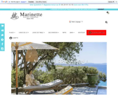 Marinette-Saint-Tropez.com(Marinette Saint Tropez) Screenshot