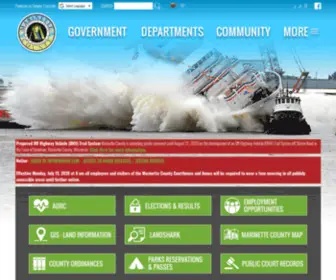 Marinettecounty.com(The Official Marinette County Government Website) Screenshot