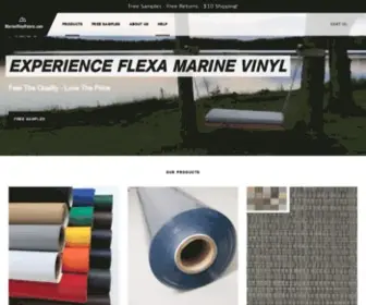 Marinevinylfabric.com(Marine Vinyl) Screenshot