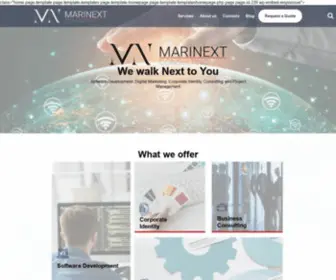 Marinextconsulting.com(About Us) Screenshot