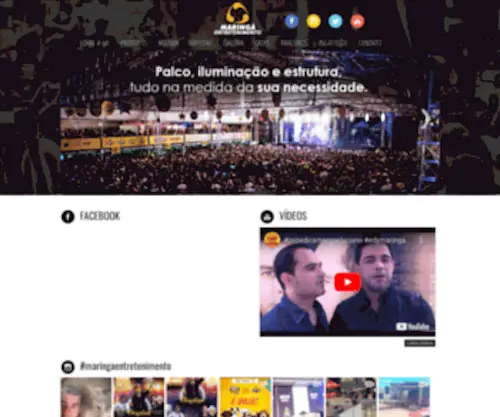 Maringaentretenimento.com.br(Maringá Entretenimento) Screenshot