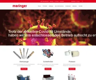 Maringer.at(Ihr Partner für Werkzeuge & Schleifmittel) Screenshot