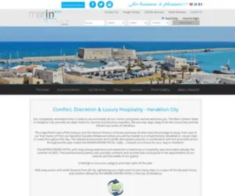 Marinhotel.gr(Marin Dream Hotel in Heraklion City) Screenshot