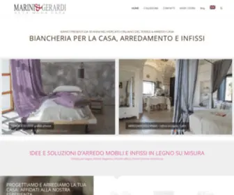 Marinigerardi.it(Biancheria Per la Casa) Screenshot