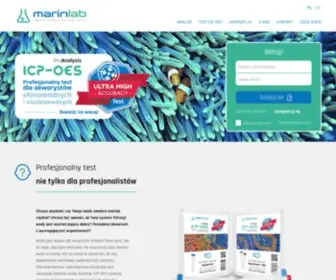 Marinlab.com(Testy wody) Screenshot