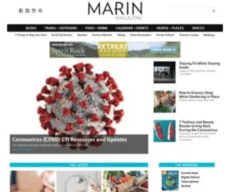 Marinmagazine.com(Marin Magazine) Screenshot