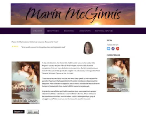MarinmcGinnis.com(Marin McGinnis) Screenshot