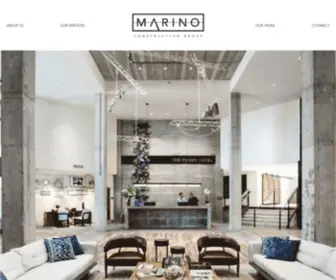 Marino-Construction.com(Marino Construction Group) Screenshot