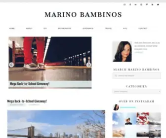 Marinobambinos.com(Marino Bambinos) Screenshot