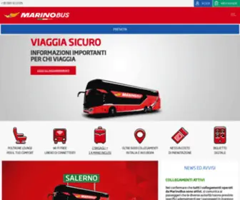 Marinobus.com(Oltre 250 destinazioni in Italia ed Europa) Screenshot