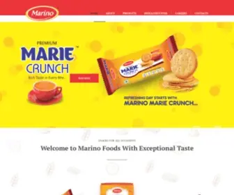 Marino.co.in(Marino Foods) Screenshot