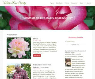 Marinrose.org(Marin Rose Society) Screenshot