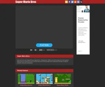 Mario-Flash.com(Super Mario Bros) Screenshot