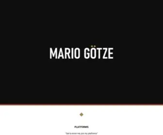 Mario-Goetze.com(Götze) Screenshot