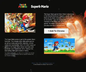 Mario-Superb.com(Superb Mario) Screenshot