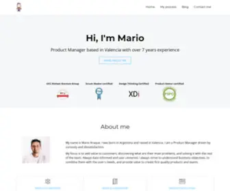 Marioaraque.com(Mario Araque) Screenshot