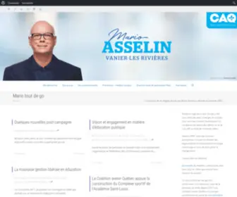 Marioasselin.com(Mario tout de go) Screenshot