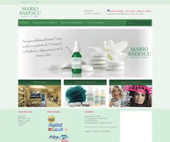 Mariobadescu.ro(Mario Badescu Romania) Screenshot