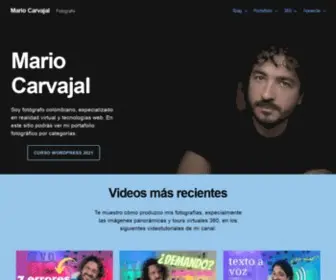 Mariocarvajal.com(Mario Carvajal) Screenshot