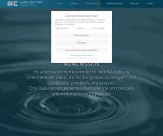 Mariocristiano.de(NEXT LEVEL Leadership) Screenshot
