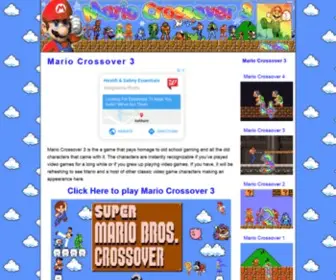 Mariocrossover3.com(Mariocrossover3) Screenshot