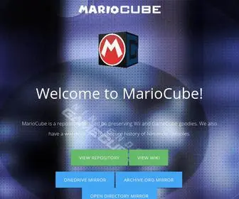 Mariocube.com(The Premier Wii/GC Site) Screenshot