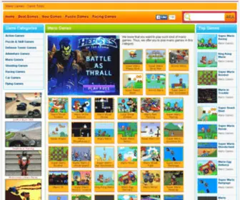 Mariogames.sx(Mario Games) Screenshot