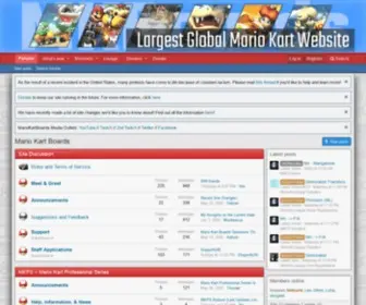 Mariokartboards.com(Mario Kart Boards) Screenshot