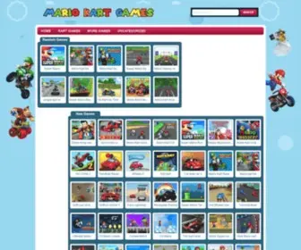 Mariokartgames.info(Play Mario Kart games online) Screenshot