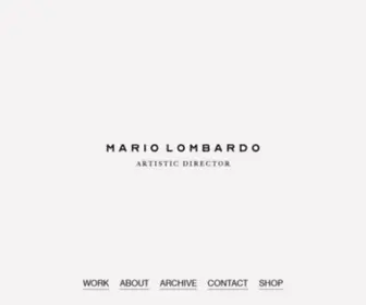 Mariolombardo.com(BUREAU Mario Lombardo) Screenshot