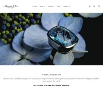 Marionandcojewellery.com(Marion and Co Jewellery) Screenshot