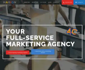 Marion.com(Digital Marketing Agency in Houston) Screenshot