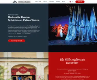 Marionettentheater.at Screenshot