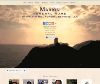 Marionfh.com(Marion Funeral Home) Screenshot