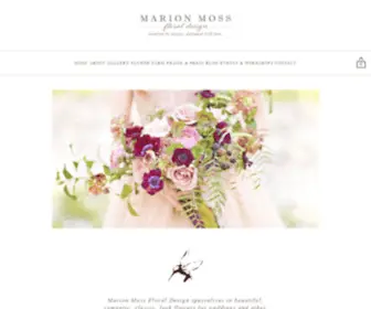 Marionmoss.com(Marion Moss Floral Design) Screenshot