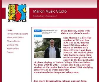 Marionmusicstudio.net(Marion Music Studio) Screenshot