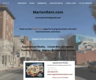 Marionrent.com(Marion, VA) Screenshot