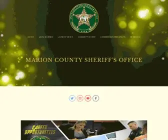 Marionso.com(Marion County Sheriff's Office) Screenshot
