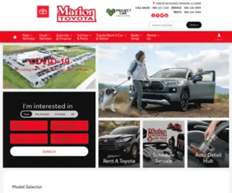 Mariontoyota.com(Marion Toyota) Screenshot