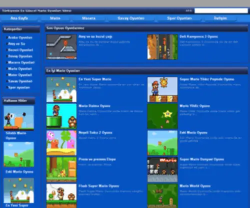 Mariooyunlari2.com(Oyunları) Screenshot