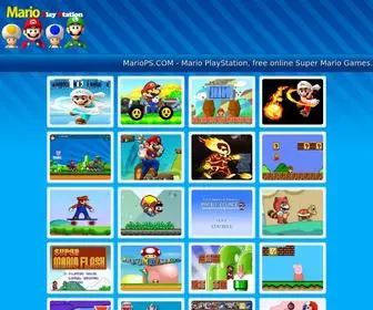 Mariops.com(Free online Super Mario Games) Screenshot