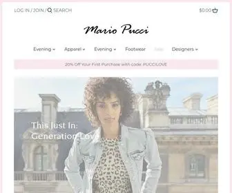 Mariopucci.com(Designer Apparel) Screenshot